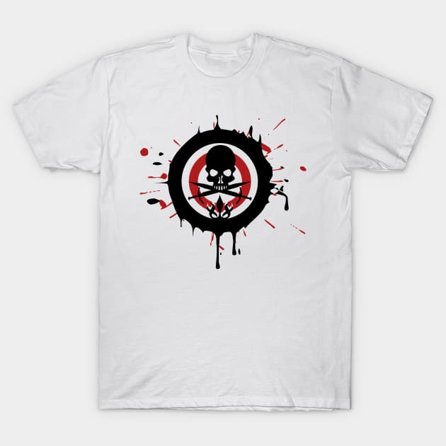 skull cross sword T-Shirt by MellowGroove